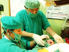 日本人医師による新生児蘇生技術指導