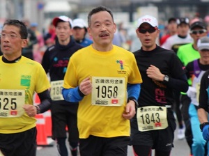 picture2 Soja Kibiji Marathon (in Okayama prefecture, JAPAN) charity runners raised fund for our humanitarian activities through crowdfunding -Just Giving Japan.